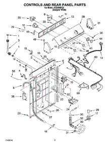02 - Controls And Rear Panel Parts parts for Whirlpool Washer IAS5000RQ2 from AppliancePartsPros.com