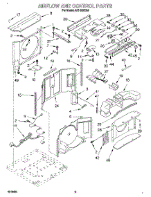 02 - Airflow And Control parts for Whirlpool Air Conditioner ACH122XA0 from AppliancePartsPros.com