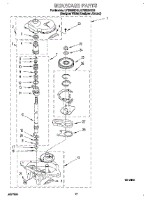 11 - Gearcase parts for Whirlpool Washer Dryer Combo LTE6234DQ0 from AppliancePartsPros.com
