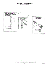 11 - Water System parts for Whirlpool Washer LA7001XSW0 from AppliancePartsPros.com