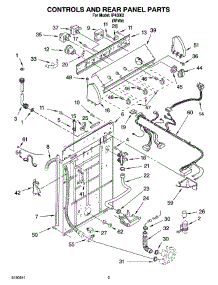 02 - Controls And Rear Panel Parts parts for Whirlpool Washer IP45002 from AppliancePartsPros.com