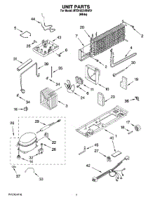 04 - Unit Parts parts for Maytag Refrigerator MTB1852VRW01 from AppliancePartsPros.com
