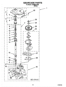 08 - Gearcase Parts parts for Whirlpool Washer CAWB527RQ0 from AppliancePartsPros.com