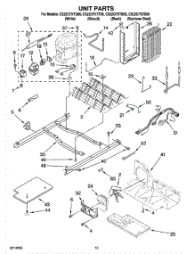 09 - Unit Parts parts for Whirlpool Refrigerator CS22CFXTS00 from AppliancePartsPros.com