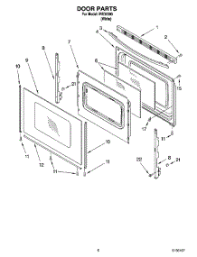 05 - Door Parts, Optional Parts parts for Whirlpool Range IRE32300 from AppliancePartsPros.com