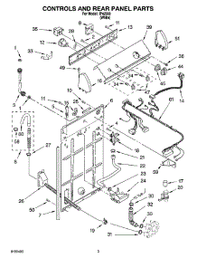 02 - Controls And Rear Panel Parts parts for Whirlpool Washer IP42000 from AppliancePartsPros.com
