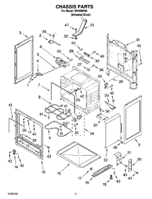 03 - Chassis Parts parts for Whirlpool Range IES356RD0 from AppliancePartsPros.com