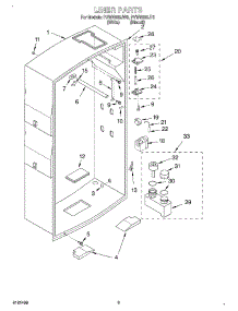 02 - Liner parts for Whirlpool Personal Valet System PVWN600JW0 from AppliancePartsPros.com