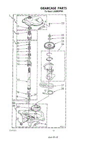 10 - Gearcase parts for Whirlpool Washer LA6000XPW4 from AppliancePartsPros.com