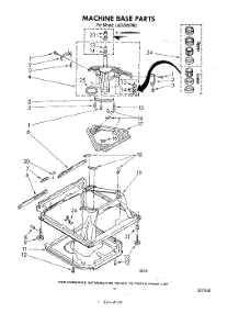 07 - Machine Base parts for Whirlpool Washer LA5500XPW2 from AppliancePartsPros.com