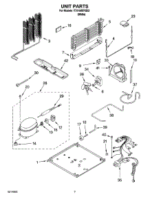 04 - Unit Parts parts for Whirlpool Refrigerator IT21AMXRQ03 from AppliancePartsPros.com