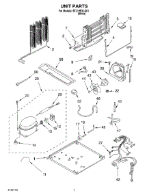 04 - Unit parts for Whirlpool Refrigerator ST21HPXLQ01 from AppliancePartsPros.com