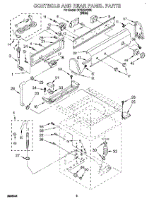 02 - Controls And Rear Panel parts for Whirlpool Washer CCW5243W0 from AppliancePartsPros.com