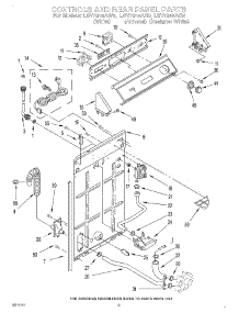02 - Controls And Rear Panel parts for Whirlpool Washer LSV7245AW0 from AppliancePartsPros.com