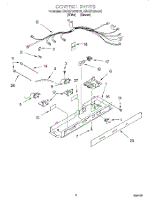 03 - Control parts for Kitchenaid Refrigerator KSUS27QDWH00 from AppliancePartsPros.com