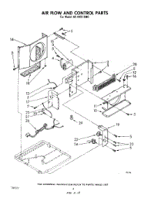 03 - Section parts for Whirlpool Air Conditioner AC1002XM0 from AppliancePartsPros.com