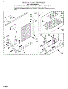 05 - Installation parts for Whirlpool Air Conditioner CA18WC51 from AppliancePartsPros.com