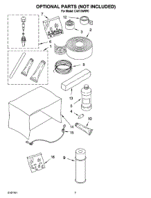 04 - Optional  Parts (Not Included) parts for Whirlpool Air Conditioner CAH12WRP0 from AppliancePartsPros.com