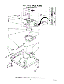 07 - Machine Base parts for Whirlpool Washer LA5300XSW1 from AppliancePartsPros.com