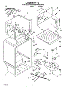 03 - Liner parts for Whirlpool Refrigerator CT21GKXKQ02 from AppliancePartsPros.com