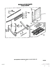 05 - Installation parts for Whirlpool Air Conditioner AC2904XW0 from AppliancePartsPros.com
