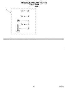 10 - Miscellaneous  Parts, Optional Parts (Not Included) parts for Whirlpool Washer IM41001 from AppliancePartsPros.com