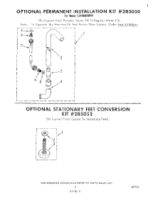 07 - Permanent Installation Kit 285050 parts for Whirlpool Washer LC4900XMW1 from AppliancePartsPros.com