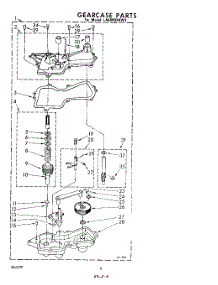 07 - Basket Drive And Brake parts for Whirlpool Washer LA6800XKW3 from AppliancePartsPros.com