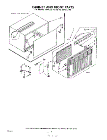 04 - Section parts for Whirlpool Air Conditioner ACW082XM0 from AppliancePartsPros.com