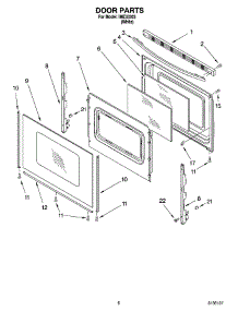 05 - Door Parts, Optional Parts parts for Whirlpool Range IME33303 from AppliancePartsPros.com