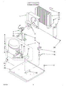 06 - Unit parts for Whirlpool Ice Machine JVGC535A1 from AppliancePartsPros.com