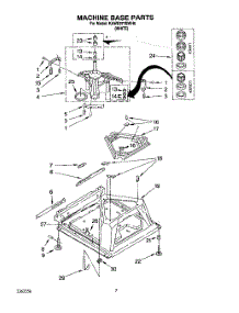05 - Machine Base parts for Kitchenaid Washer KAWE977BWH0 from AppliancePartsPros.com