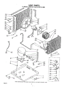 02 - Section parts for Whirlpool Air Conditioner ACW114XM0 from AppliancePartsPros.com