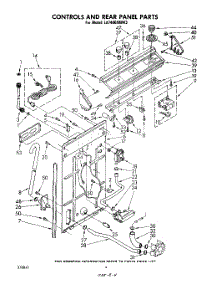 03 - Controls And Rear Panel parts for Whirlpool Washer LA7400XMW3 from AppliancePartsPros.com