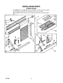 06 - Installation Parts parts for Whirlpool Air Conditioner CAH18WC4 from AppliancePartsPros.com