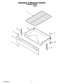 04 - Drawer & Broiler Parts parts for Whirlpool Range IRP33803 from AppliancePartsPros.com