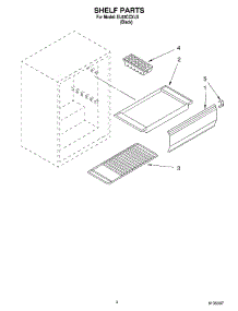 03 - Shelf parts for Whirlpool Refrigerator EL03CCXLB from AppliancePartsPros.com