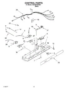 12 - Control, Optional parts for Whirlpool Refrigerator 6GD2SHQXKB01 from AppliancePartsPros.com