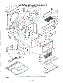 03 - Airflow And Control parts for Whirlpool Air Conditioner ACE864XP0 from AppliancePartsPros.com