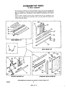 04 - Accessory Kit , Literature parts for Whirlpool Air Conditioner ACE864XP0 from AppliancePartsPros.com
