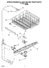 05 - Upper Dishrack And Water Feed Parts