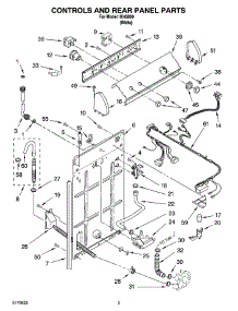 02 - Controls And Rear Panel Parts parts for Whirlpool Washer IK45000 from AppliancePartsPros.com
