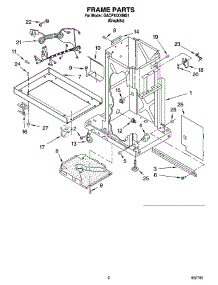 02 - Frame Parts parts for Whirlpool Compactor GACP15XXMG1 from AppliancePartsPros.com