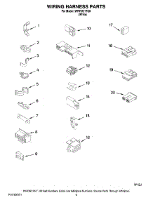 06 - Wiring Harness Parts parts for Maytag Washer MTW5721TQ0 from AppliancePartsPros.com