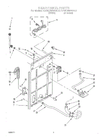 02 - Rear Panel parts for Kitchenaid Washer KAWL500WAL0 from AppliancePartsPros.com