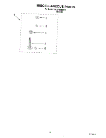 10 - Miscellaneous parts for Whirlpool Washer 7MLSR8544JT4 from AppliancePartsPros.com