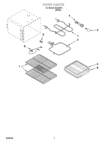 05 - Oven Parts, Miscellaneous Parts parts for Whirlpool Range IGE28301 from AppliancePartsPros.com
