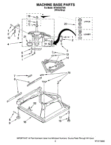 05 - Machine Base Parts parts for Maytag Washer MTW5920TW0 from AppliancePartsPros.com