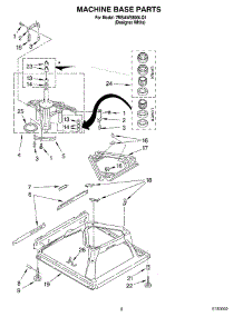 05 - Machine Base Parts parts for Whirlpool Washer 7MSAWS800LQ1 from AppliancePartsPros.com