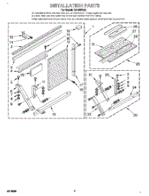 05 - Installation parts for Whirlpool Air Conditioner CA18WC52 from AppliancePartsPros.com